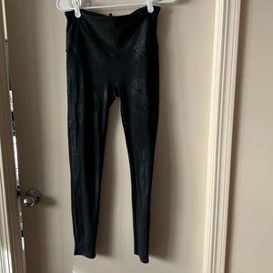Spanx Leather Looking Leggings